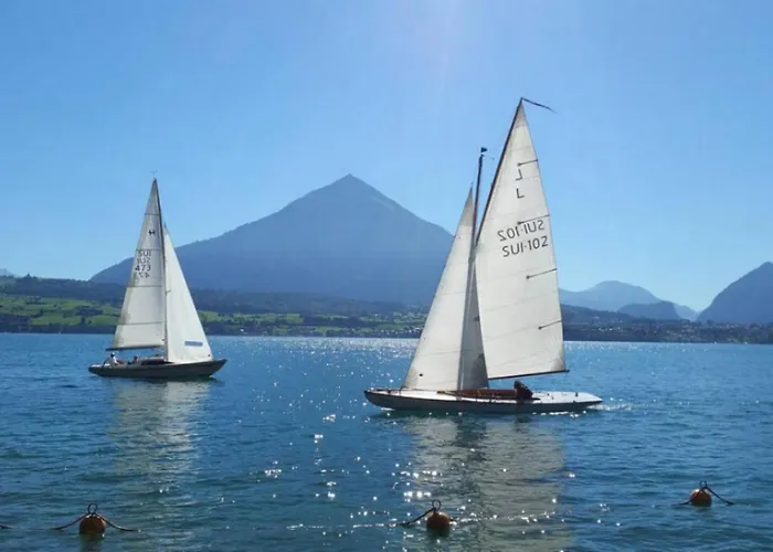 Concierge With Scenic Views And Long By Swisshut Sigriswil