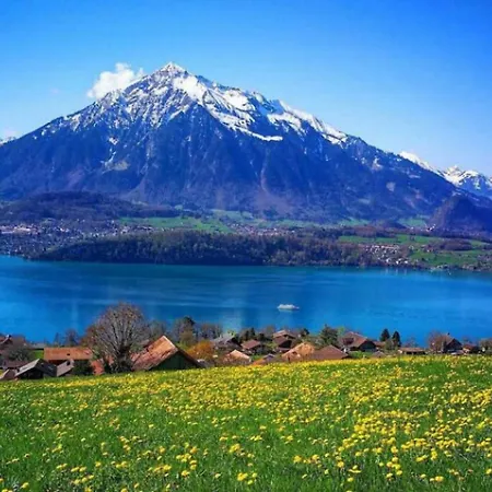 Concierge With Scenic Views And Long By Swisshut Sigriswil