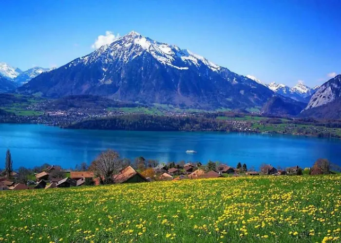 Concierge With Scenic Views And Long By Swisshut Sigriswil